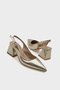 Soft Padded Sole Women's Heeled Shoes - 4