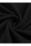 Black Finger-Tied Slim Fit Rib Fabric Crop Body Hzlrbngec06Body - 4