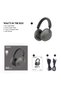 Go Tune WH06 Wireless Headphones,Bluetooth 5.3,Light weight,Trimode,40mm Drivers,Built-in Mic,Black - 7