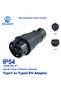 Type1 to type2 7.2kw 32A 1P Type1 to Type2 EV Charger Adapter 32A 7.2kw EV Charger Connector SAE J17 - 8