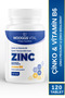 Supplemental Food Containing Zinc (Picolinate + Bisglycinate) and Vitamin B6 – 120 Tablets