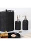 Natural Bathroom Set Black - 4