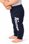 Onymino Children's Navy Blue Positive Printed Sweatpants - 8