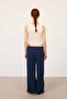 Elastic Waist Wide Leg Trousers Pn13473-J8 - 5