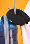 Classic Visco Travel Pillow Velvet Neck Pillow Black - 31X27X10 cm - 3