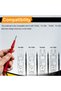 ZIBOO TP1 Slim-Reach Flat Blade Test Probes with Stainless Steel Tip, 1000V Voltage, 10A Current Use - 5
