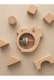 Montessori Natural Wooden Handmade Rattle - 2