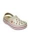 Crocband Unisex Beige Slippers - 2