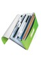 Mapă din plastic cu 6 compartimente, verde, tip proiect WOW - 2