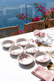 Luxury Sakura Pattern Ceramic 6-Person Soup Set (16.5 cm)