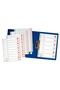 Separatoare index din plastic 1-6 - 2
