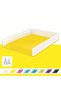 DOCUMENT TRAY YELLOW/WHITE METALLIC WOW - 3