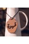 Coffee Token with Arabic Calligraphy