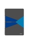 Spiral Office Notebook A4 Squared Blue