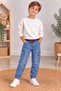 Camisole Belted Side Pocket Detailed Boys' Jeans 2475