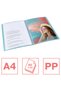 Presentation folder Coloru Breeze, PP, A4, 40 sheets blue - 2