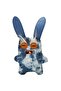 Fuggler Old Fogies Rabid Rabbit Blue Brown Plush Toy - 22.5 cm - 4