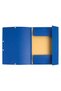 Cardboard Folder with Elastic 400g Blue - 2