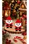 Miyuki Bead Handmade Santa Claus 2 Earrings New Year Christmas - 7