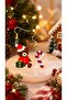 Miyuki Beads Handmade Teddy Bear and Candy Cane Earrings New Year Christmas Noel - 5