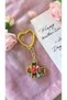 Miyuki Beads Handmade I Love Mom Keychain/Bag Ornament Mother's Day - 3