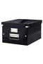 MEDIUM BLACK STORAGE BOX CLICK&STORE