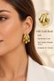 Oval Multiple Hoop Earrings - 8