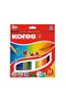 Colored Pencils 24 Colors + Sharpener Triangular