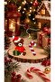 Miyuki Beads Handmade Teddy Bear and Candy Cane Earrings New Year Christmas Noel - 4