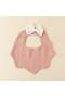 Baby Girl Bowknot Feeding Bib Cotton Fabric - 4