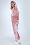 Women's Pink Velvet Tracksuit - 3