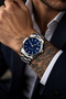 Brand Steel Silver Color New Season Sport Stylish Men's Wristwatch Bracelet Gift - 2