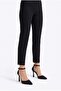 Besteber embellished "karnıyarık" women's heeled evening shoes - black satin