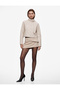 A-Line Asymmetrical Mini Skirt with Fabric Detail