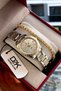 Original Women's Watch with 3 Bracelets as a Gift - 4