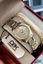 Original Women's Watch with 3 Bracelets as a Gift - 7