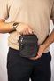 Men's Shoulder Bag Multi-Compartment Fabric Bag Small Size No 1 - 6