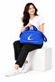 Blue Two-Compartment Long Strap Unisex Medium Size Travel Fitness and Sports Bag - 2