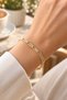 Gold Plated Zircon Stone Jewellery Craftsmanship Luxury Waterway Bracelet