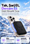 Enerfill FM11 Ultra-Mini Magsafe Super Hızlı Power Bank Type-C Çıkışlı 10000MAH 22.5W Siyah - 3