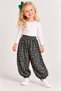 Girl's Elastic Viscose Patterned Local Style Shalwar