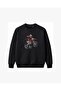 Motocross Jumping Biker Embroidered Crew Neck Sweatshirt Unisex - 2