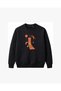 Cosmic Ladder Abstract Space Embroidered Crew Neck Sweatshirt Unisex - 2