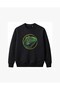 Tropik Iguana Embroidered Crew Neck Sweatshirt Unisex - 2