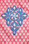 100% Cotton Lu Pocketed and Embroidered Summer Design Patterned Pomegranate Flower Pink Shirt Hijab Dress - 4