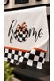 Checkered Pumpkin Home Patterned Oven Cover – 35X50 Cm, Digital Printed Suede Fabric - 3