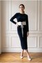 Wania Bird Eye Detailed Satin Belt White - 5