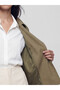 Esvab • Modern & Distinctive Shirt Roba Collar Women's Gabardine Trench Coat - 5