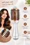 3 in 1 Hot Air Brush, Round Thermal Blowout Brush for Drying, Volumizing & Curling, Multi-Temperature Hair Styling Brush for Home Use - 4