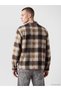 Sparkling Choices from Shining Store Standard Fit Plaid Embroidered Men's Lumberjack Shirt Jacket - 6